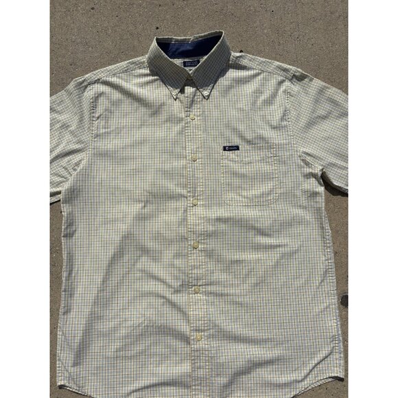 Chaps Ralph Lauren Button Up Plaid Flannel long Sleeve Shirt Vintage 90’s - Picture 4 of 5